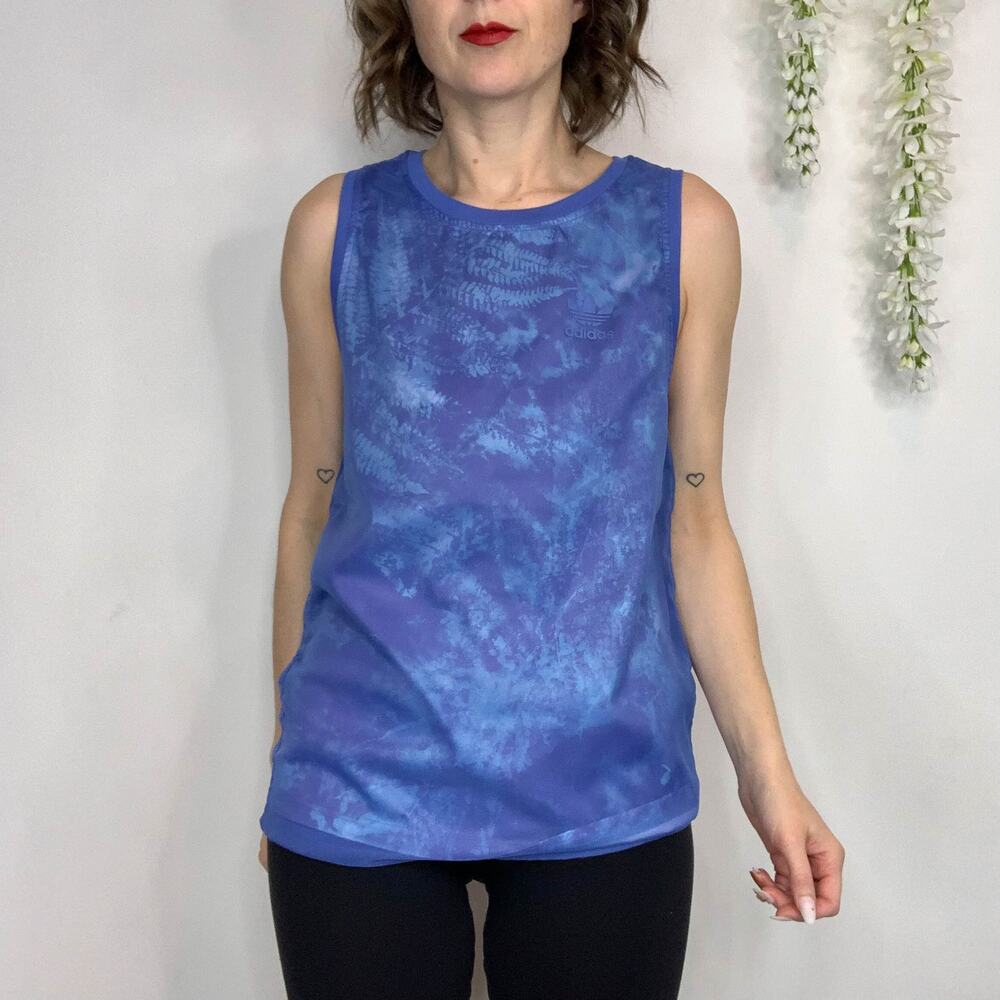 NWT ADIDAS OE Ocean Elements tank top activewear athleisure blue 2775 - Picture 8 of 8